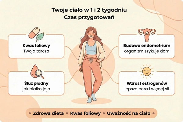 1 i 2 tydzień ciąży – na co zwrócić uwagę (Planowania ciąży)